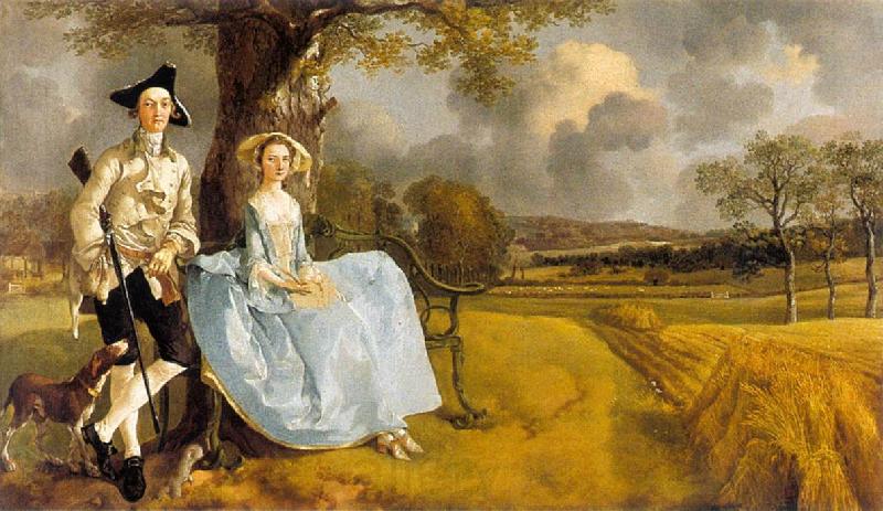 GAINSBOROUGH, Thomas Mr and Mrs Andrews dg Germany oil painting art